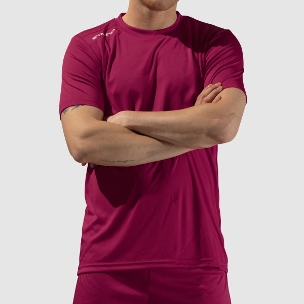 Field Shirt SS - Burgundy