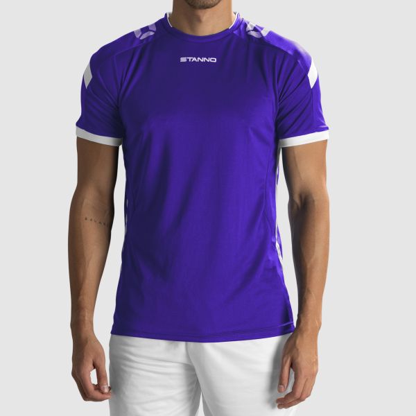 Drive Match Shirt - Purple-White