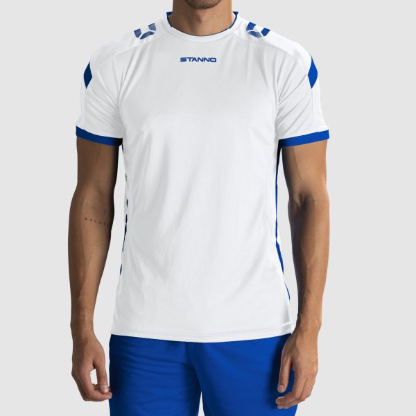 Drive Match Shirt - White-Royal