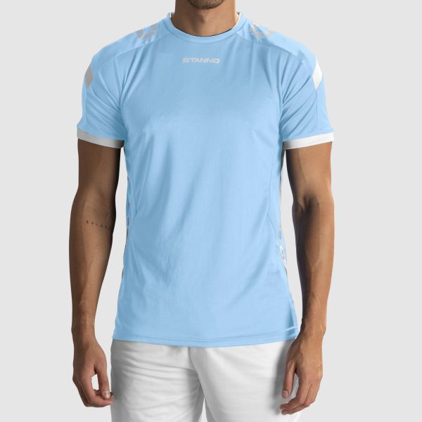Drive Match Shirt - Sky Blue-White