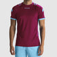 Drive Match Shirt - Maroon-Sky Blue