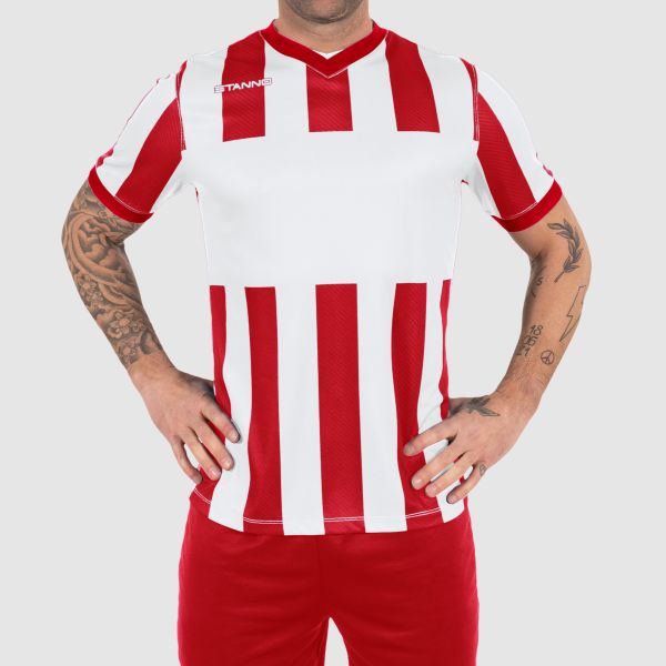Aspire Shirt - Red-White