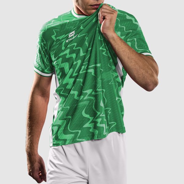 Wave Shirt - Green-White
