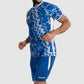 Wave Shirt - Royal-White