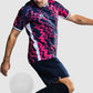 Wave Shirt - Navy-Pink-White