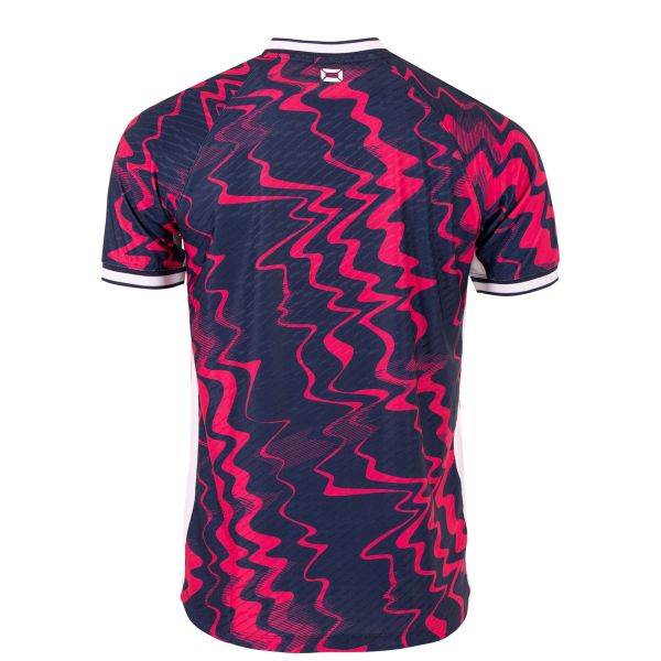 Wave Shirt - Navy-Pink-White