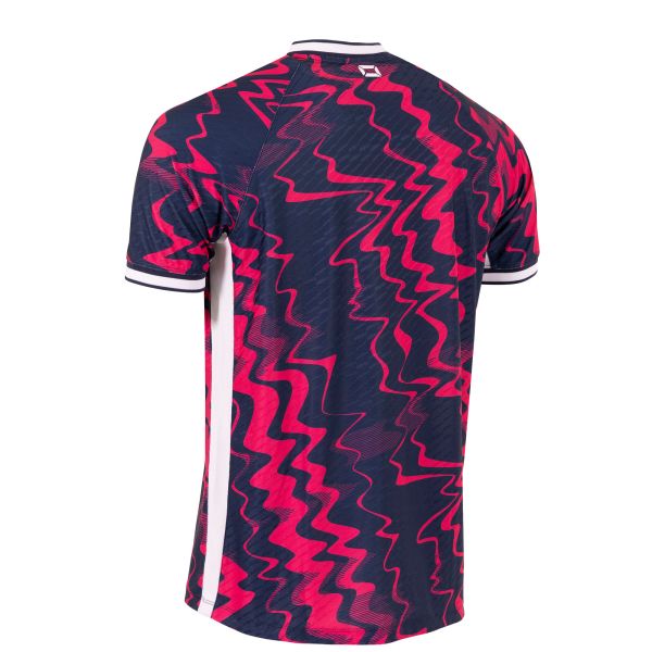 Wave Shirt - Navy-Pink-White
