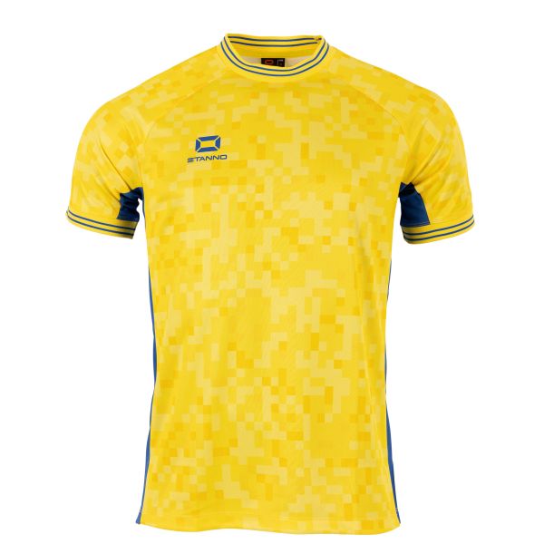 Pixel Shirt - Yellow-Royal