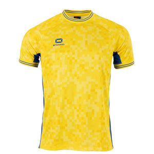 Pixel Shirt - Yellow-Royal