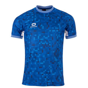 Pixel Shirt - Royal-White