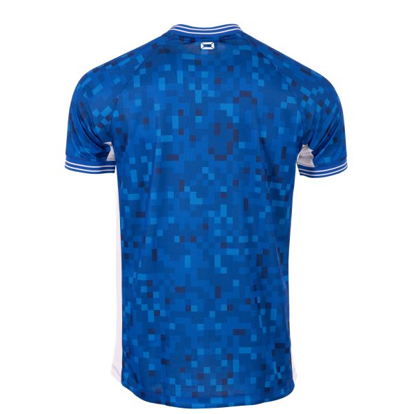 Pixel Shirt - Royal-White
