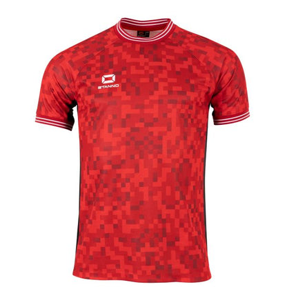 Pixel Shirt - Red-Black