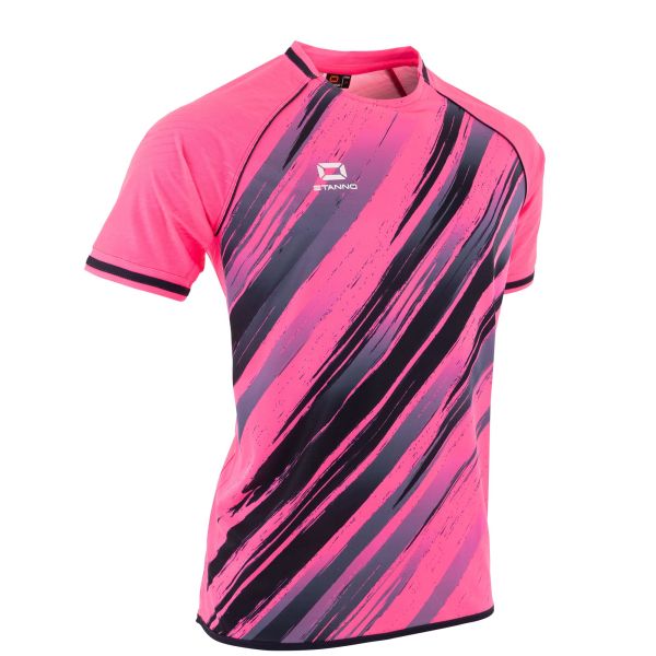 Blade Shirt - Neon Pink-Navy