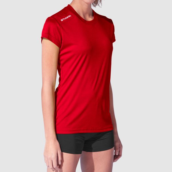 Field T-shirt SS Ladies - Red