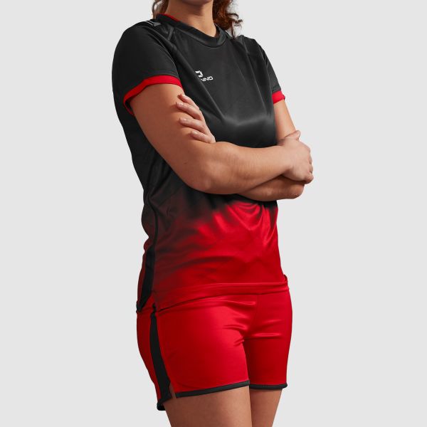 Altius Shirt Ladies - Black-Red