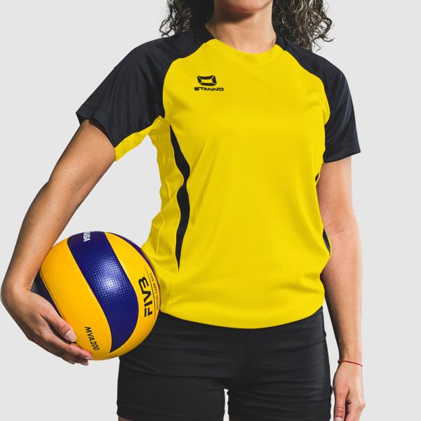 Stadio T-Shirt Ladies - Yellow-Black