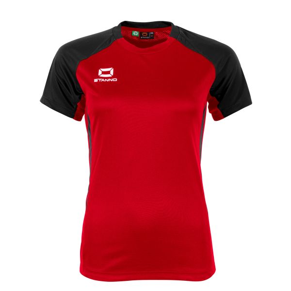 Stadio T-Shirt Ladies - Red-Black