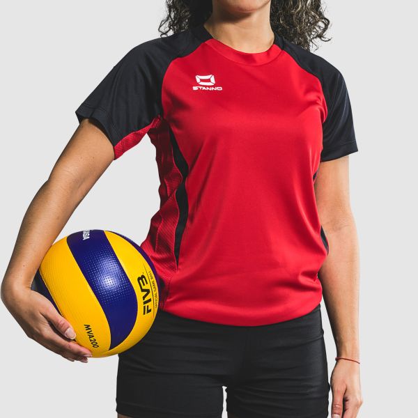 Stadio T-Shirt Ladies - Red-Black