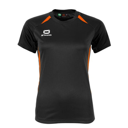 Stadio T-Shirt Ladies - Black-Orange