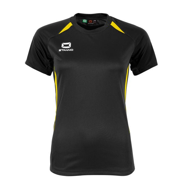Stadio T-Shirt Ladies - Black-Yellow