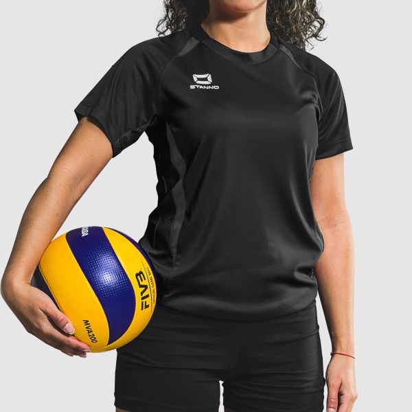Stadio T-Shirt Ladies - Black-Anthracite