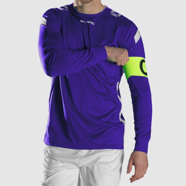 Drive Match Shirt LS - Purple-White