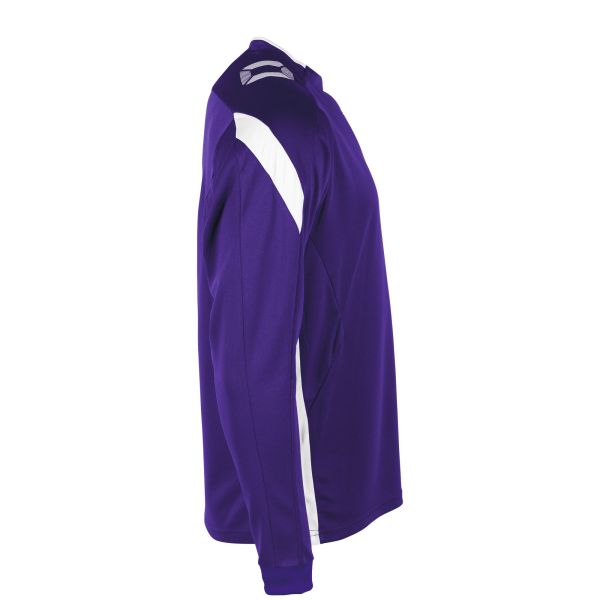 Drive Match Shirt LS - Purple-White