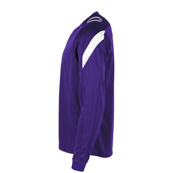 Drive Match Shirt LS - Purple-White