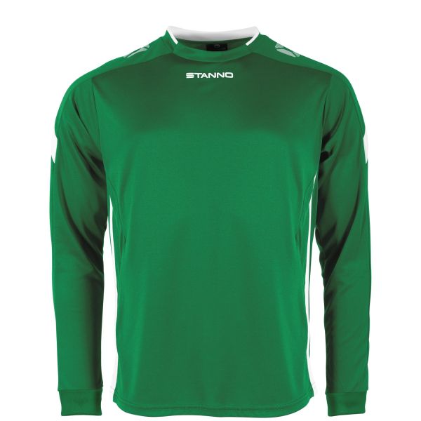Drive Match Shirt LS - Green-White