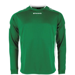 Drive Match Shirt LS - Green-White