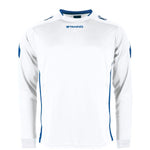 Drive Match Shirt LS - White-Royal