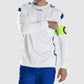 Drive Match Shirt LS - White-Royal