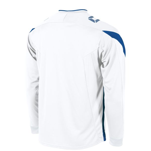 Drive Match Shirt LS - White-Royal
