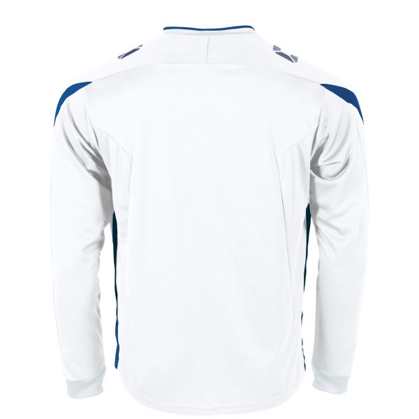Drive Match Shirt LS - White-Royal