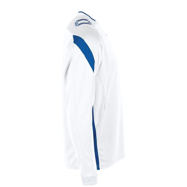 Drive Match Shirt LS - White-Royal