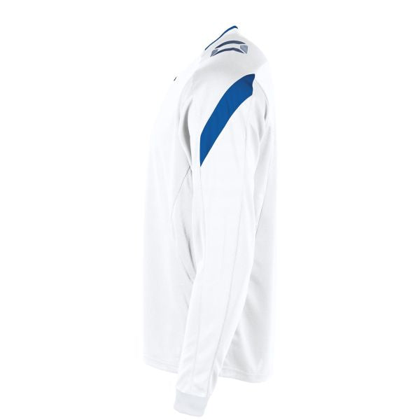 Drive Match Shirt LS - White-Royal