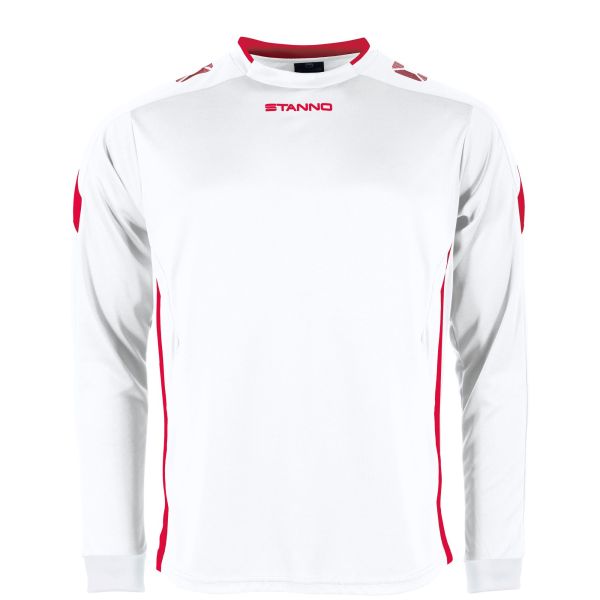 Drive Match Shirt LS - White-Red
