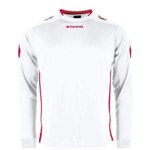 Drive Match Shirt LS - White-Red