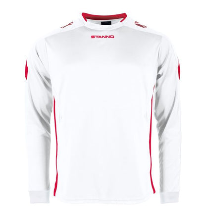 Drive Match Shirt LS - White-Red