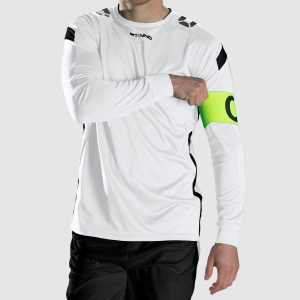Drive Match Shirt LS - White-Black