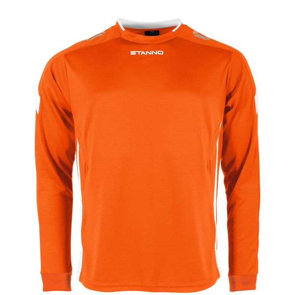 Drive Match Shirt LS - Orange-White