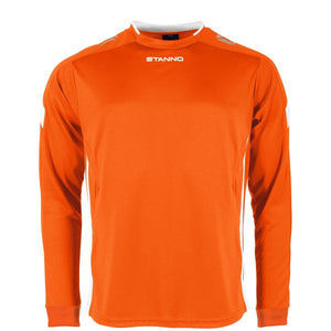 Drive Match Shirt LS - Orange-White