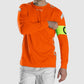 Drive Match Shirt LS - Orange-White