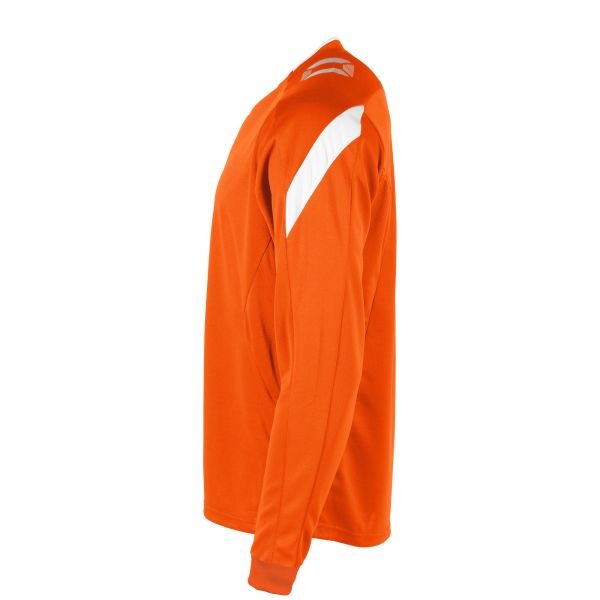 Drive Match Shirt LS - Orange-White