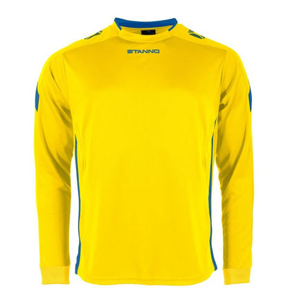 Drive Match Shirt LS - Yellow-Royal