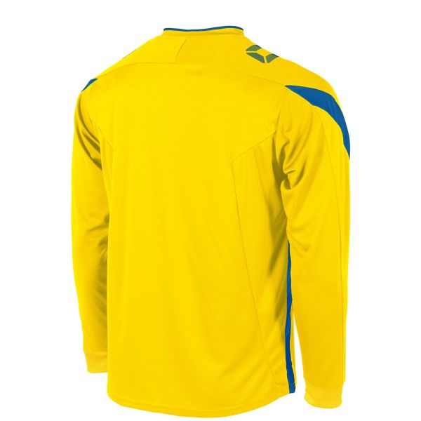 Drive Match Shirt LS - Yellow-Royal