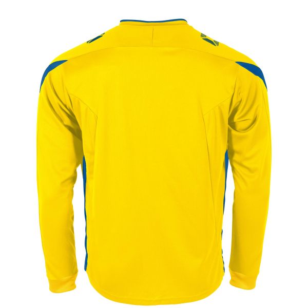 Drive Match Shirt LS - Yellow-Royal