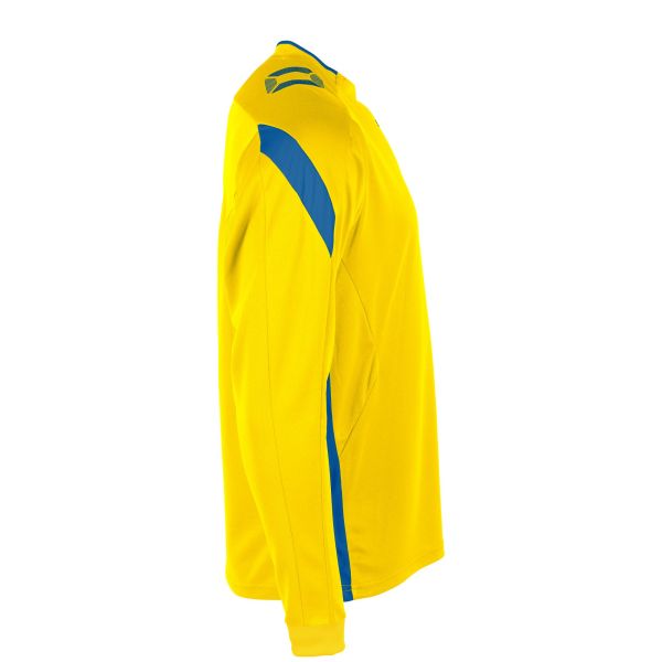 Drive Match Shirt LS - Yellow-Royal