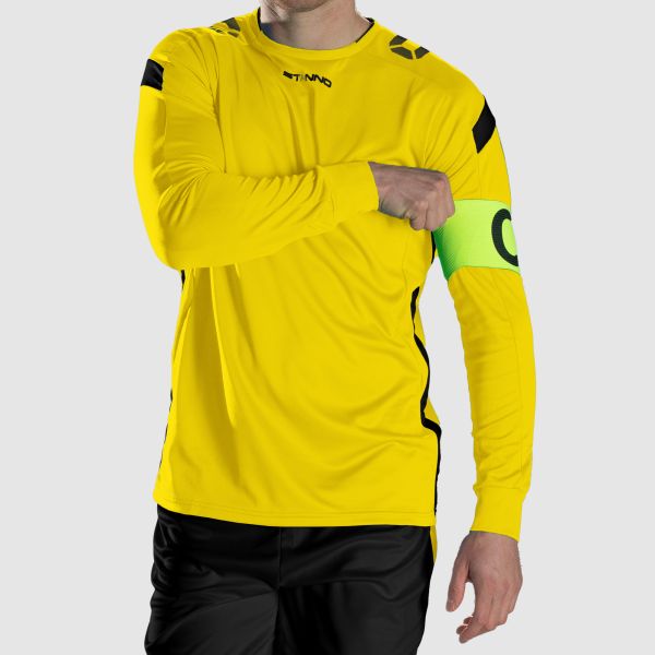 Drive Match Shirt LS - Yellow-Black