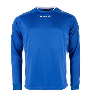 Drive Match Shirt LS - Royal-White